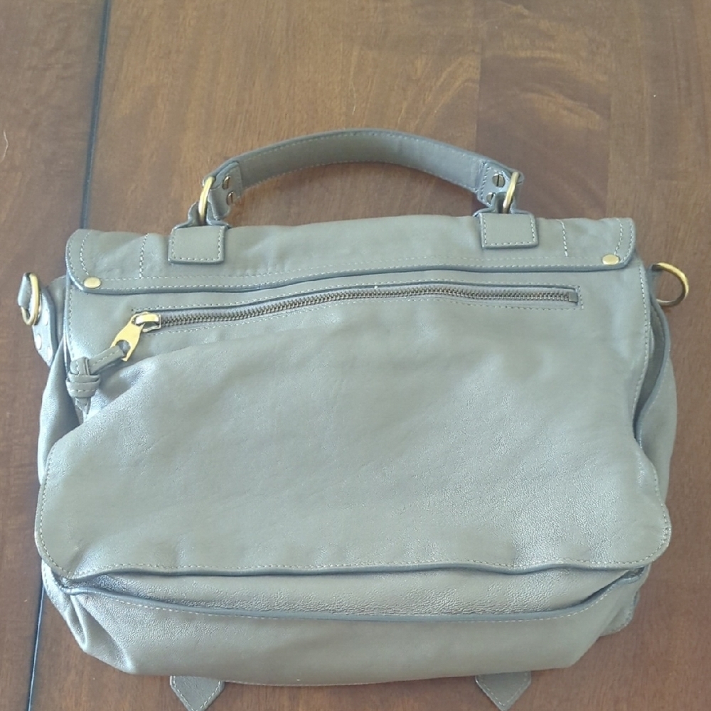 Proenza Gray Leather Satchel - Picture 2 of 7